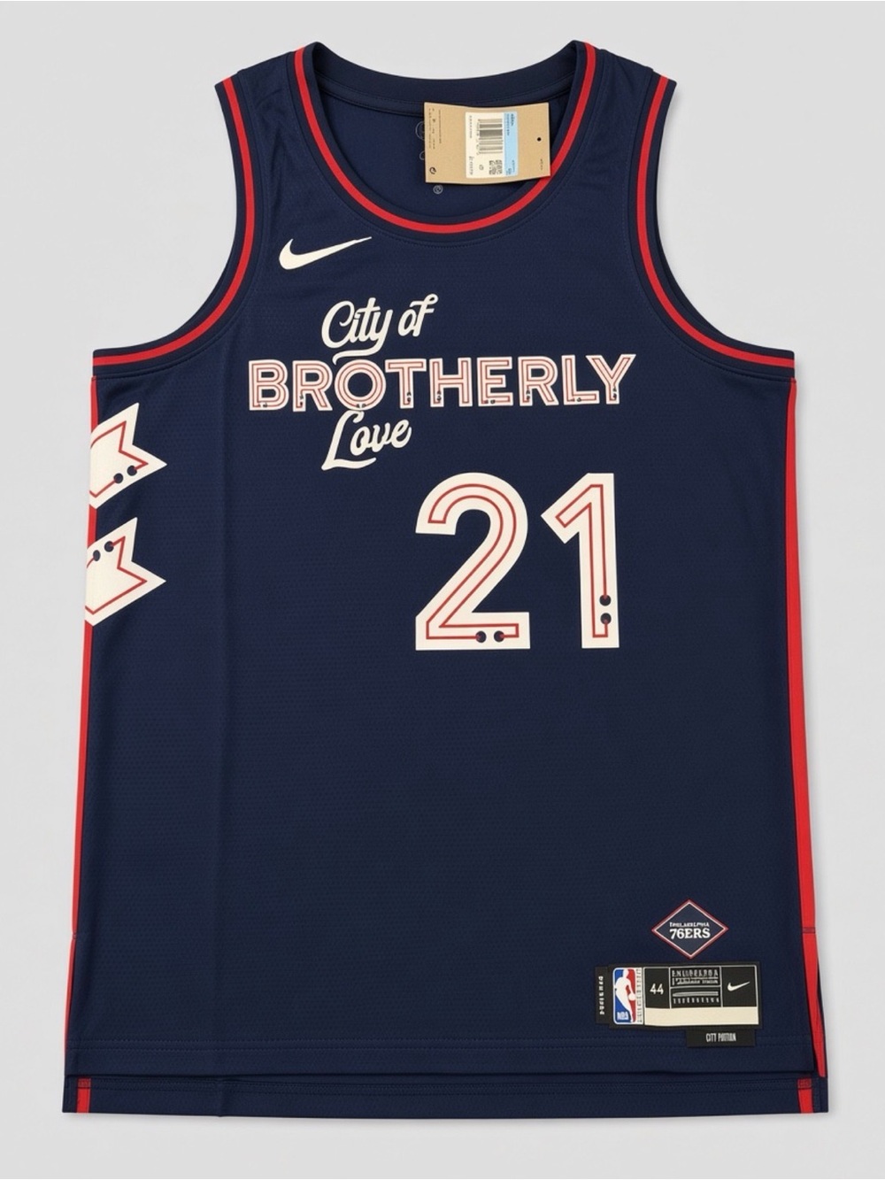 Joel Embiid Nike Philadelphia 76ers Jersey NEW w tags Mens medium